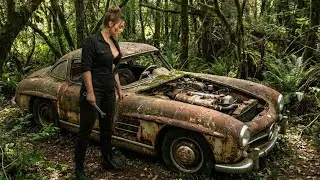 ASMR  Car  Restoration |  1954  Mercedes Benz  300  SL