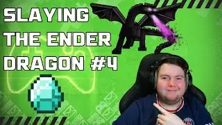 I FOUND DIAMONDS !! *BIG JUMPSCARES* on Minecraft - Slaying The Ender Dragon #4