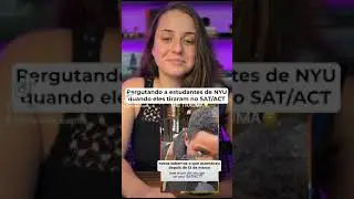 📚 SAT Score dos alunos que aplicaram para a NYU! Universidade muito concorrida em New York 💜