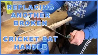 Replacing a cricket bat handle (another one!)