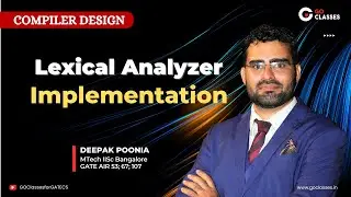 Lecture 3B - Lexical Analyzer Implementation & Practice Questions | Tokenization | Compiler Design