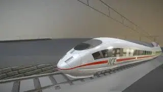 ICE 3 Animation (Test Track With Focus On Train) - Perspective 2