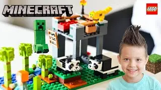 LEGO Minecraft The Panda Nursery 21158 - Speed Build Review