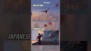 Spider-Man: Into The Spider-Man Verse English dub vs Japanese dub