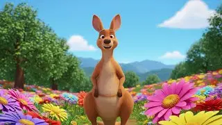 🌟 Funny Kangaroo | Injoy Kids Rhyme & Song | Nursery Rhyme🎯