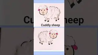 Cute Cuddly Sheep 🐑 Easy Cotton Craft for Kids | 5-Min DIY SheepCraft #KidsCraft #CottonCraft