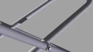 Starlock Push On Fastener being fitted to secure a sliding area on an ironing board