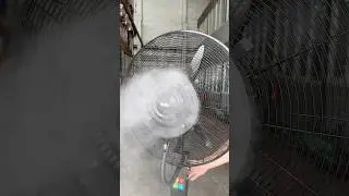 Промышленный вентилятор с подключением воды от компании Ballu😎👍