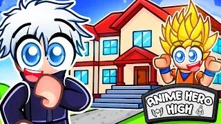 My FIRST DAY at ANIME HIGH in Roblox Strongest Battlegrounds!