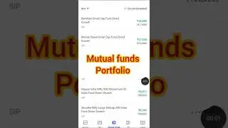 mutual fund portfolio Daily updates! #stockmarket #investment