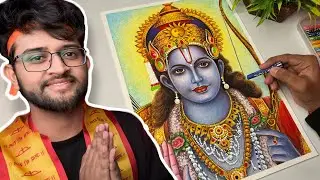 Shree Ram Ji Drawing,  Time-Lapse  🚩