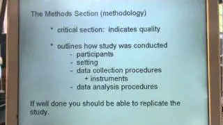 How to Read an Empirical  Research Article