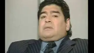 ENTREVISTA DE DANIEL HADAD A DIEGO MARADONA EN LOS ESTUDIOS DE CANAL 9, PARTE VIII