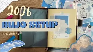 ☁️ 2026 Bullet Journal Setup | New Year, New System, and Bright Skies