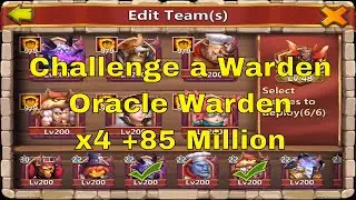 Castle Clash Challenge a Warden Oracle Warden