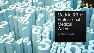Medical Writing Course Module 5: How to Become a Professional Medical Writer 