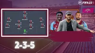 Recreate Vincent Kompany&lsquo;s 4-2-3-1 Burnley Tactics in FIFA 22 (works on FIFA 23)