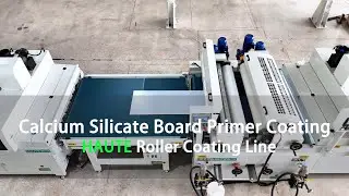 HAUTE Calcium Silicate Board Primer Roller Coating Line Woodworking Production Line#machine