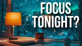 Focus Tonight? Winter Aurora Reset | Warm Ambient for Calm Study & Stress Relief (No Vocals)
