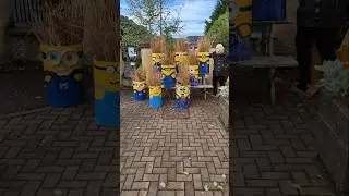 Gru and the Gracehill Binions at Gracehill Scarecrow Festival, County Antrim #shorts #minions