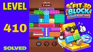 Fit Block 3D &ndash; Level 410 | Walkthrough Fast & Clean Solution