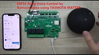 ESP32 Relay Voice Control by Aamzon Alexa using TASMOTA MATTER