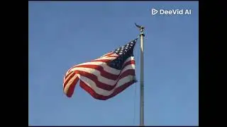American Flag with music
