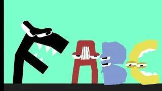 A, B, C vs F (Alphabet Lore Battle)