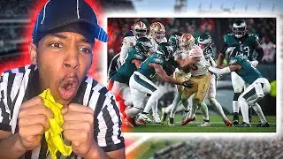 CMC WAS DOING EVERYTHING OUT THERE! | Ref2ezy reacts to 49ers vs Eagles | Wild Card Round