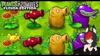 Jugando al Plantas vs Zombies Fusion OwO