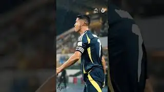 Cristiano Ronaldo celebrating his goal with his famous 'Siiii' gesture.