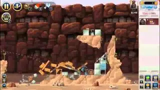 Angry Birds Star Wars Facebook Tournament - Level 1 - Week 1 - 3 Stars Walkthrough