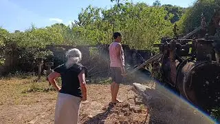 Uma volta lá no passado bem antiga, casarão e engenho da época dos barões e escravos...