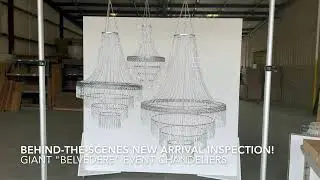 ShopWildThings Giant Beaded Event Chandeliers 