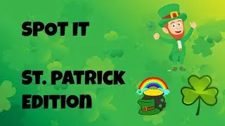PE Warm Up at Home - Spot It St. Patrick Edition