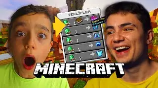KÖYLÜ TİCARET SİSTEMİ ! (sınırsız tüm büyüler) - MİNECRAFT SURVİVAL #9