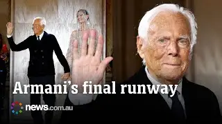 Giorgio Armani's emotional final fashion show before death