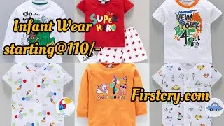 Firstcry infant (Baby boy) wear Unboxing  (OHMS, Tango, Pink Rabbit brands)