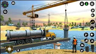 City Bridge Construction Simulator Games 2024 - New Construction Android Gameplay