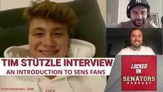 Tim Stützle Joins Locked On Senators For His First Live Interview As An Ottawa Senator (From Nov/20)