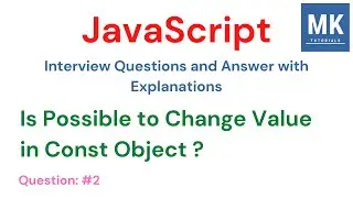 Is possible to change value in Const { obj } ? 🤔 | JavaScript Interview Questions - #2 | #javascript