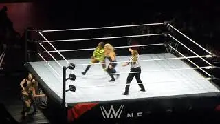 Naomi and Natalya vs Nikki Cross and Sarah Logan at WWE Live