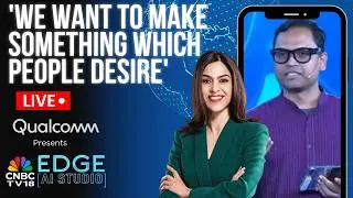 India AI Summit LIVE |  CNBC-TV18 In Conversation With Pratyush Kumar, Co-Founder, Sarvam AI