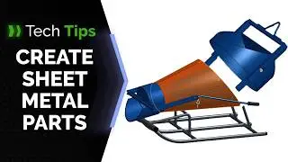 Create Cylindrical & Conical Sheet Metal Parts in Onshape - Tech Tip