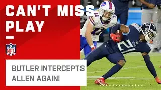 Malcolm Butler Haunts Josh Allen w/ 68-Yd INT