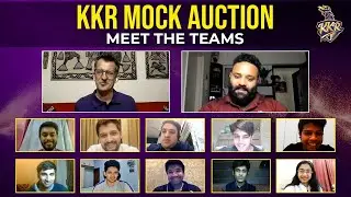 KKR Mock Auction 2022 | Meet the Teams