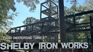 Exploring Shelby ironworks found underground tunnels(Shelby, Alabama)