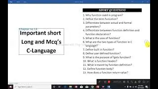 2nd year chapter 13 important short and long||chapter 13 important question #ics#pastpapers#2ndyear