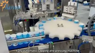 Fully automa capping machine for paper can,Fully automatic capping machine with cap suction function
