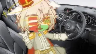 austria-hungary&rsquo;s blindness (don&rsquo;t let him drive⁉️) | gacha countryhumans